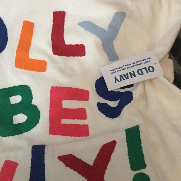 🆕 DESIGNER OLD NAVY SLEEP TEE 😴 JOLLY VIBES ONLY 😴🛍 🆕❤️ - Picture 3 of 6